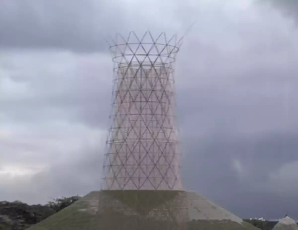 Collecter l'eau de rosée matinale avec une Warka Tower : Une solution innovante ? Warka Tower