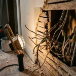 câble-électrique-sans-gaine-dans-mur